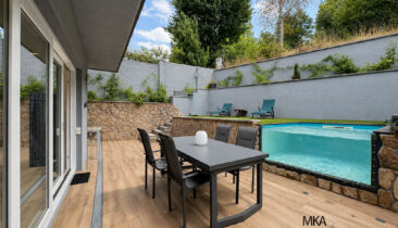 Maison avec garage et petite piscine à louer à Luxembourg-Bonnevoie