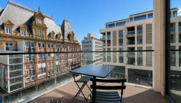 Appartement de prestige meublé et équipé à louer dans la Résidence Royal Hamilius au Centre Ville (zone piétonne)