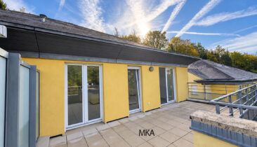 Appartement au dernier étage vec deux grandes terrasse et balcon à vendre à Luxembourg-Kirchberg