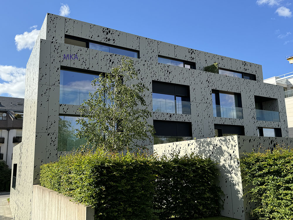 Appartement en retrait avec superbe terrasse à vendre à Luxembourg-Kirchberg