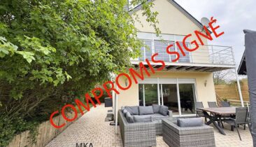 Maison libre de 4 côtés avec grand jardin arboré à vendre à Contern